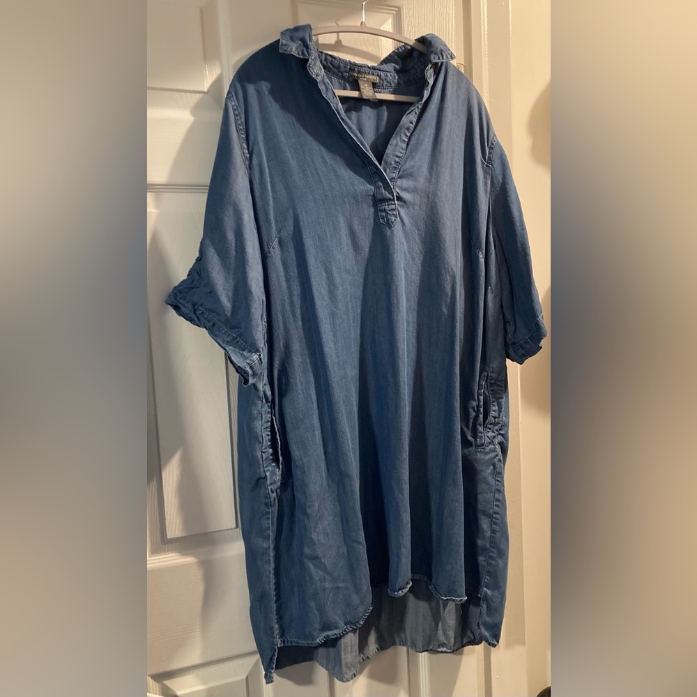 Chelsea&Theodore Chambray Denim Dress